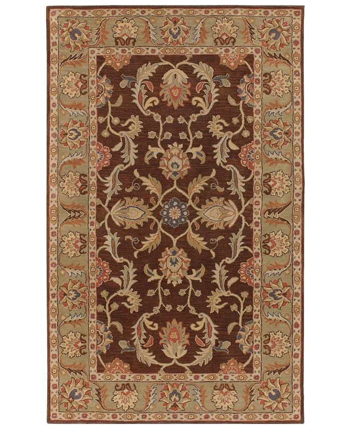Surya Caesar CAE-1009 Dark Brown 5' X 8' Area Rug 3 Surya Caesar CAE-1009 Dark Brown 5' X 8' Area Rug