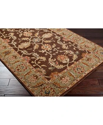 Surya Caesar CAE-1009 Dark Brown 5' X 8' Area Rug 4 Surya Caesar CAE-1009 Dark Brown 5' X 8' Area Rug - Image 2
