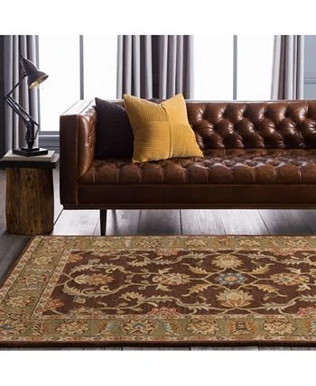 Surya Caesar CAE-1009 Dark Brown 5' X 8' Area Rug 5 Surya Caesar CAE-1009 Dark Brown 5' X 8' Area Rug - Image 3
