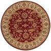 Surya Caesar CAE-1022 Dark Red 4' Round Area Rug 1 Surya Caesar CAE-1022 Dark Red 4' Round Area Rug -Chic Home Store 11090928 fpx