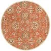 Surya Caesar CAE-1107 Burnt Orange 4' Round Area Rug