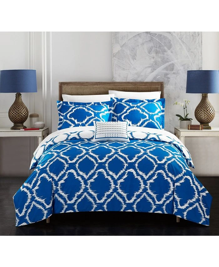 Chic Home Juniper 8 Pc Queen Duvet Set 3 Chic Home Juniper 8 Pc Queen Duvet Set