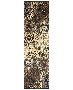 Abbie & Allie Rugs Paramount PAR-1066 Charcoal 2'2 X 7'6 Runner Area Rug