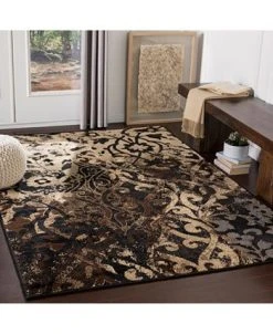 Abbie & Allie Rugs Paramount PAR-1066 Charcoal 2'2 X 7'6 Runner Area Rug -Chic Home Store 11182773 fpx