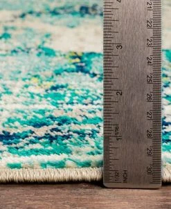 Abbie & Allie Rugs Paramount PAR-1113 Teal 7'9 X 11'2 Area Rug -Chic Home Store 11182876 fpx