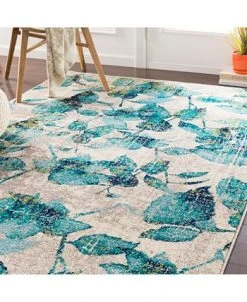 Abbie & Allie Rugs Paramount PAR-1113 Teal 7'9 X 11'2 Area Rug -Chic Home Store 11182877 fpx