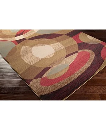 Surya Riley RLY-5007 Dark Red 3' X 7'2 Runner Area Rug 4 Surya Riley RLY-5007 Dark Red 3' X 7'2 Runner Area Rug - Image 2