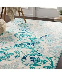 Abbie & Allie Rugs Paramount PAR-1102 Teal 7'9 X 11'2 Area Rug -Chic Home Store 11184146 fpx