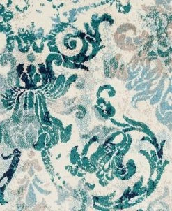 Abbie & Allie Rugs Paramount PAR-1102 Teal 7'9 X 11'2 Area Rug -Chic Home Store 11184147 fpx