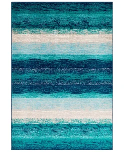 Abbie & Allie Rugs Paramount PAR-1109 Teal 6'7 X 9'6 Area Rug