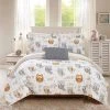 Chic Home Owl Forest 8 Piece Full Bed In A Bag Comforter Set -Chic Home Store 11250566 fpx