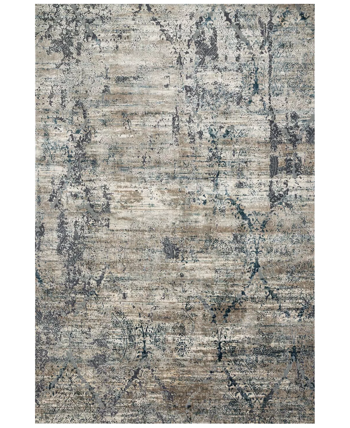 Spring Valley Home Rush RSH-01 Taupe/Blue 2'7 X 4' Area Rug 3 Spring Valley Home Rush RSH-01 Taupe/Blue 2'7 X 4' Area Rug