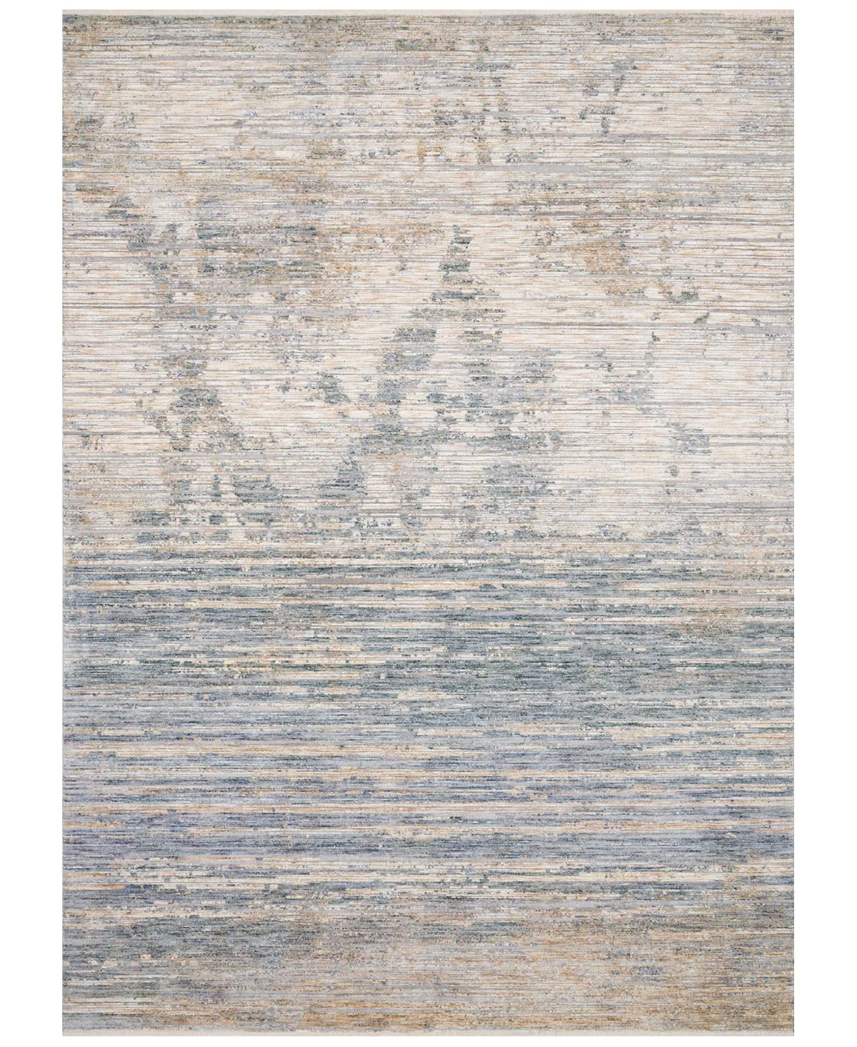 Spring Valley Home Ves VLS-06 Ivory/Blue 2'6 X 10' Runner Area Rug 3 Spring Valley Home Ves VLS-06 Ivory/Blue 2'6 X 10' Runner Area Rug