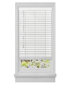 Achim Cordless GII Madera Falsa 2 Faux Wood Plantation Blind, 39x64 -Chic Home Store 11414977 fpx