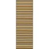 Oriental Weavers Bali 1001J Gray/Gold 7'10 X 7'10 Indoor/Outdoor Runner Area Rug -Chic Home Store 11509000 fpx