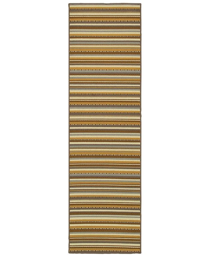 Oriental Weavers Bali 1001J Gray/Gold 7'10 X 7'10 Indoor/Outdoor Runner Area Rug 3 Oriental Weavers Bali 1001J Gray/Gold 7'10 X 7'10 Indoor/Outdoor Runner Area Rug