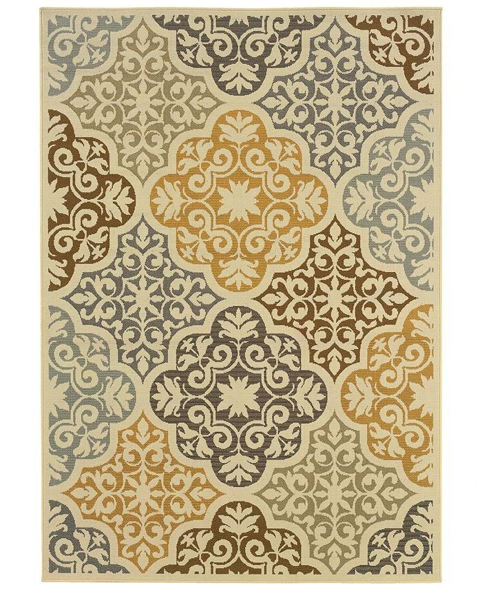 Oriental Weavers Bali 4904W 7'10 X 10'10 Indoor/Outdoor Area Rug 3 Oriental Weavers Bali 4904W 7'10 X 10'10 Indoor/Outdoor Area Rug
