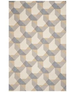 Kas Eternity Elements 1060 Ivory/Grey 3'3 X 5'3 Area Rug