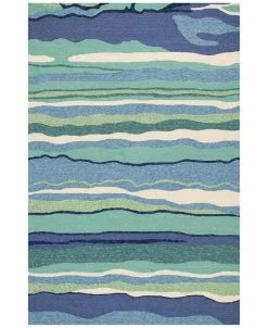 Kas Harbor Lagoon 4216 Ocean Indoor/Outdoor Area Rug