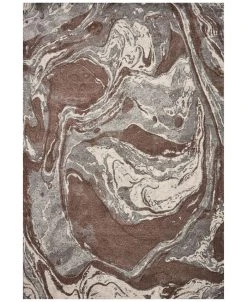 Kas Illusions Flow 6217 Mocha 5'3 X 7'7 Area Rug