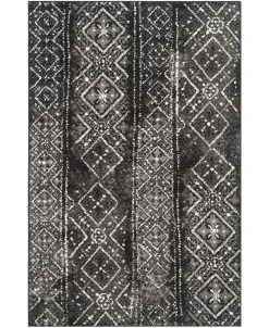 Safavieh Adirondack Black And Silver 5'1 X 7'6 Area Rug