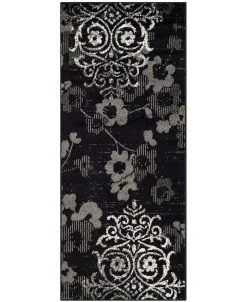 Safavieh Adirondack Black And Silver 2'6 X 6' Runner Area Rug