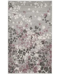 Safavieh Adirondack Light Gray And Purple 3' X 5' Area Rug