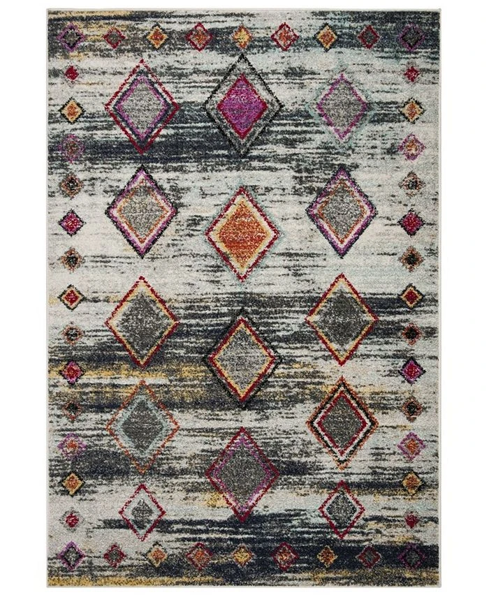 Safavieh Adirondack Light Gray And Red 5'1 X 7'6 Area Rug 3 Safavieh Adirondack Light Gray And Red 5'1 X 7'6 Area Rug