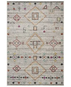 Safavieh Adirondack Light Gray And Red 5'1 X 7'6 Sisal Weave Area Rug