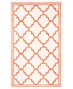 Safavieh Amherst Beige And Orange 3' X 5' Area Rug