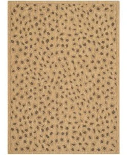 Safavieh Courtyard Natural And Gold 4' X 5'7 Area Rug