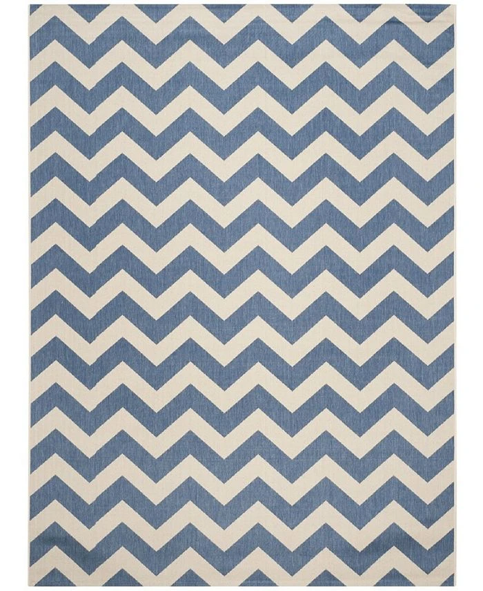 Safavieh Courtyard Blue And Beige 8' X 11' Sisal Weave Area Rug 3 Safavieh Courtyard Blue And Beige 8' X 11' Sisal Weave Area Rug