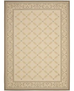 Safavieh Courtyard Beige And Dark Beige 8' X 11' Area Rug