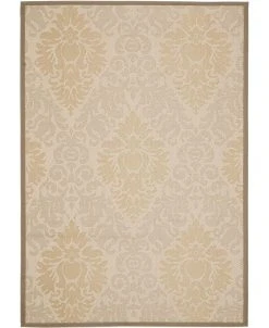 Safavieh Courtyard Beige And Dark Beige 5'3 X 7'7 Area Rug