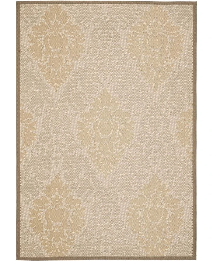 Safavieh Courtyard Beige And Dark Beige 5'3 X 7'7 Area Rug 3 Safavieh Courtyard Beige And Dark Beige 5'3 X 7'7 Area Rug