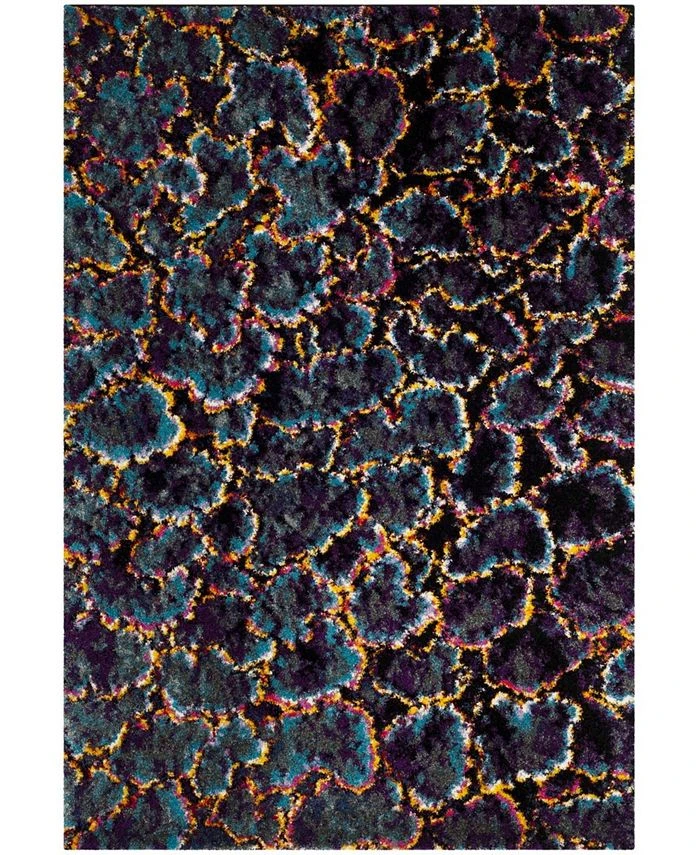 Safavieh Fiesta Turquoise And Multi 5'1 X 7'6 Area Rug 3 Safavieh Fiesta Turquoise And Multi 5'1 X 7'6 Area Rug