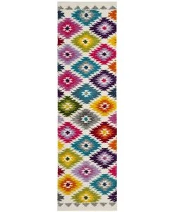 Safavieh Fiesta Cream And Multi 2'3 X 8' Runner Area Rug