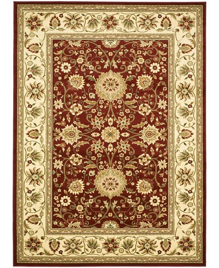 Safavieh Lyndhurst Red And Ivory 8' X 11' Area Rug 3 Safavieh Lyndhurst Red And Ivory 8' X 11' Area Rug