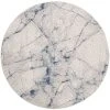 Safavieh Meadow Navy And Ivory 6'7 X 6'7 Round Area Rug