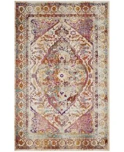 Safavieh Baldwin Ivory And Fuchsia 3'3 X 5' Area Rug