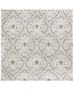 Safavieh Brentwood Light Gray And Blue 6'7 X 6'7 Square Area Rug