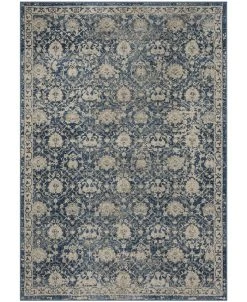 Safavieh Brentwood Navy And Creme 5'3 X 7'6 Area Rug