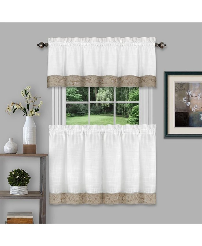 Achim Oakwood 58x14 Window Curtain Valance 3 Achim Oakwood 58x14 Window Curtain Valance