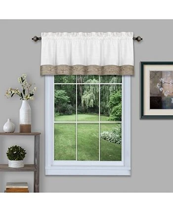Achim Oakwood 58x14 Window Curtain Valance 4 Achim Oakwood 58x14 Window Curtain Valance - Image 2