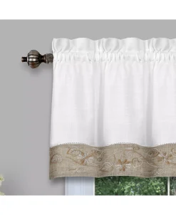 Achim Oakwood 58x14 Window Curtain Valance 8 Achim Oakwood 58x14 Window Curtain Valance -Chic Home Store 11685222 fpx