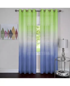 Achim Rainbow Single Grommet Window Curtain Panel, 52x63