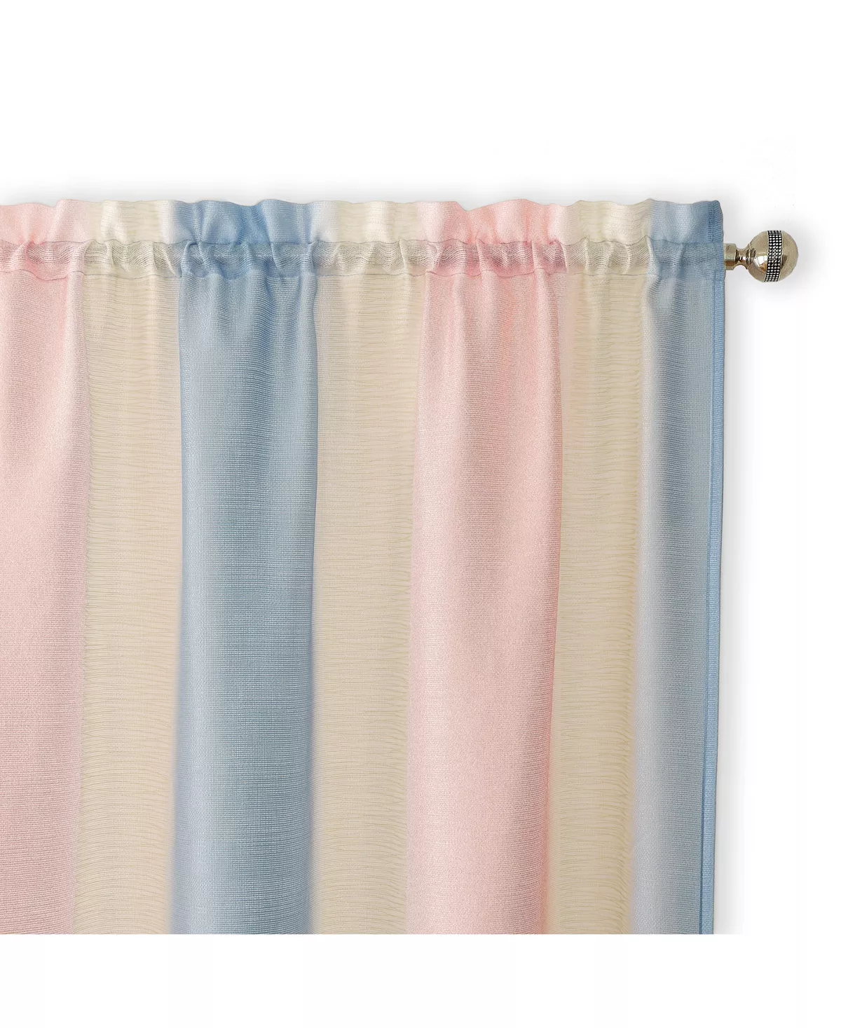 Achim Spectrum Rod Pocket Window Curtain Panel, 50x84 4 Achim Spectrum Rod Pocket Window Curtain Panel, 50x84 - Image 2