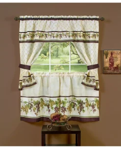 Achim Tuscany Cottage Window Curtain Set, 57x24