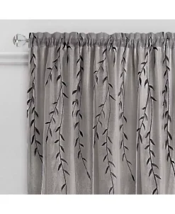 Achim Willow Rod Pocket Window Curtain Panel, 42x63