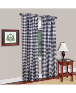Achim Buffalo Check Window Curtain Panel, 42x63 -Chic Home Store 11685590 fpx